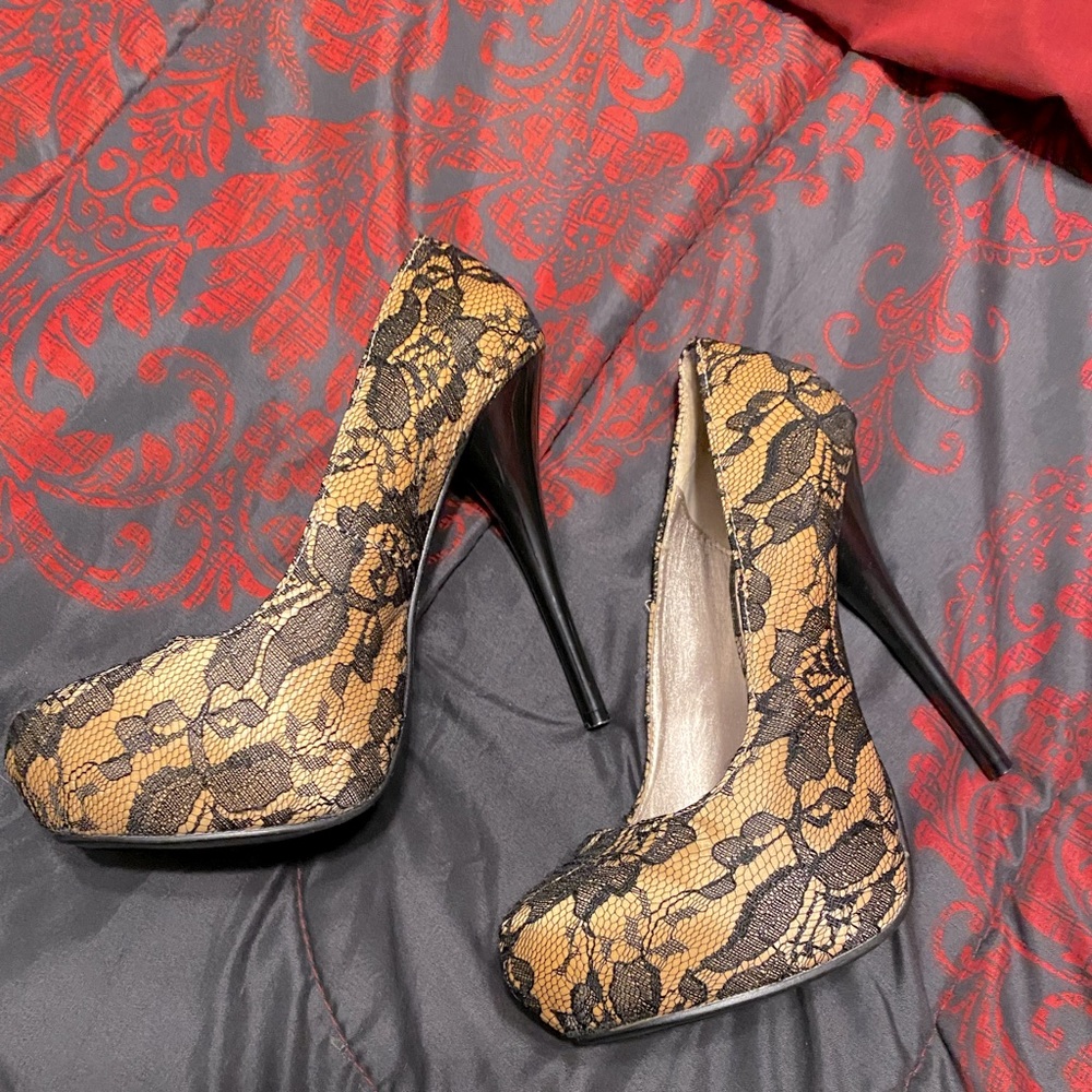 Lace Heels